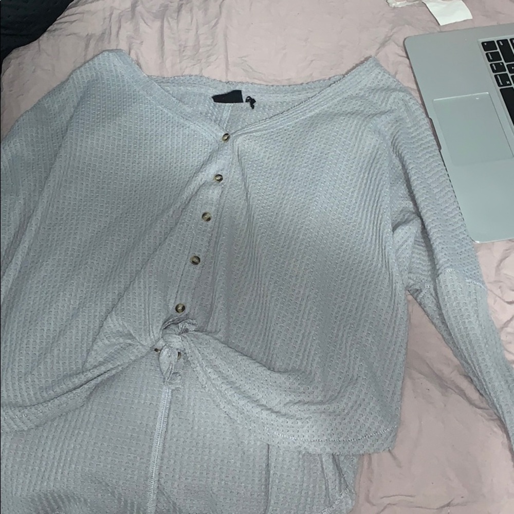 Urban Outfitters Waffle Knit Top